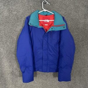 Vintage The North Face Jacket Mens Medium Blue‎ Down Puffer Made USA Ski Outdoor